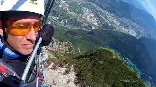 Ferrata delle aquile  Volo dellaquila [upl. by Fortunato749]