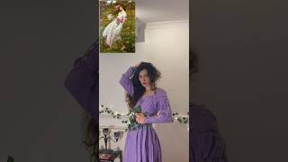 Recreating PreRaphaelite Art part 1 Windswept by John William Waterhouse [upl. by Barncard]