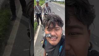 AUTO LANGSUNG DRAG RACE KE PENJARA🤣🤣 adekrismoyo reels shortvideo dragrace motor [upl. by Jeggar]