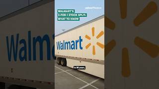 Walmart’s 3for1 stock split What to know shorts [upl. by Aekim]