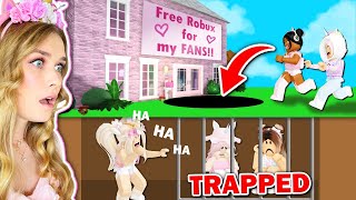 I Built A TRAP To TRICK MY FANS In Bloxburg Roblox [upl. by Johnnie625]