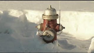 Make sure fire hydrants aren’t covered by snow [upl. by Spillar]