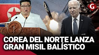 COREA DEL NORTE 🇰🇵 lanza MISIL BALÍSTICO y en RESPUESTA a ESTADOS UNIDOS 🇺🇸  Gestión [upl. by Ramso]