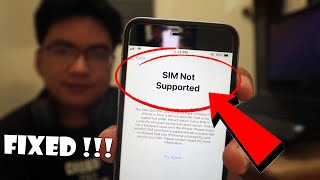 GPP UNLOCKED IPHONE SIM NOT SUPPORTED FIXED 2022  Tagalog Tutorial [upl. by Reinke260]