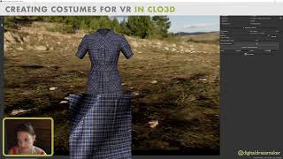 CREATING COSTUMES FOR VR IN CLO3D  PT 2 [upl. by Rehtul]