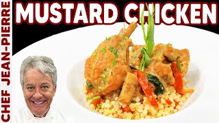 Chicken Braised in a Mustard Sauce is Delicious  Chef JeanPierre [upl. by Arada]