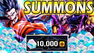 GRACIAS DRAGON BALL LEGENDS SUMMONS NUEVO GOHAN LL Dragon Ball Legend  6to ANIVERSARIO [upl. by Eilyk]