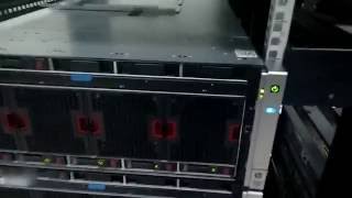 HP ProLiant DL580 G8 fans noise full load issue [upl. by Fitalludba]