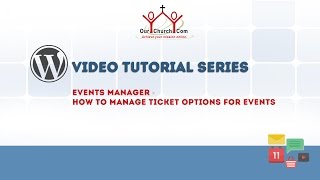 Events Manager  How to manage ticket options for events [upl. by Gnivri]