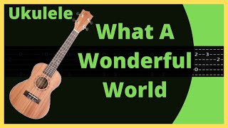 What A Wonderful World ukulele versión [upl. by Aysahc]