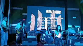 Selena medley live disco cover at Bayfront Hotel Cebu [upl. by Ecineg]