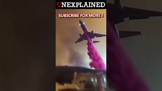 DC10 Dropping PHOSCHEK fire retardant [upl. by Irehc]