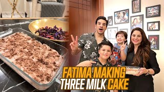 Making Three Milk Cake For Kids  Easy Recipe  Fatima Effendi  Kanwar Arsalan [upl. by Kathryn328]