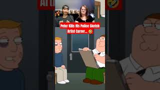 Peters Police Sketch Drawing CRACKED Me Up 🤣 familyguy reaction funny react petergriffin [upl. by Alano]