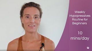 Weekly Hypopressives Routine for Beginners  10 minsday [upl. by Gnouh]