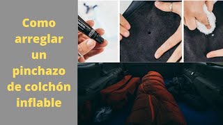 Reparar pinchazo colchoneta Â¡En menos de 5 minutos ðŸ‘©ðŸ»â€ðŸ”§ðŸ’¤ [upl. by Naletak]