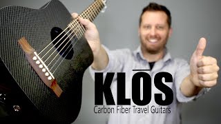 KLOS Carbon Fiber Travel Guitar  Full Demo [upl. by Pinsky893]