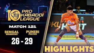 Puneri Paltan end Kolkata Leg with a win Over Hosts  PKL 10 Highlights Match 121 [upl. by Og]