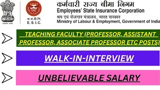 📢 WALKININTERVIEW for ★medical professor assistant professor etc job jobs [upl. by Akinot]