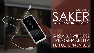 Saker TabTension 512 volt wireless trigger setup [upl. by Minsat]