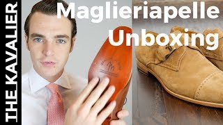 Maglieriapelle Unboxing  Premium handcrafted Mens Leather Shoes [upl. by Manuel]