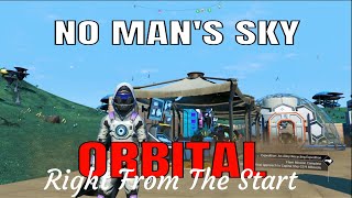 No Mans Sky Orbital Quickly Doing The Daily Stuffs [upl. by Gurolinick]