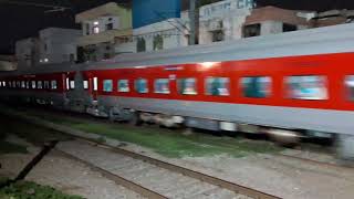 First LHB Run 12797 Venkatadri SF Express Kacheguda Chittoor [upl. by Namsaj]