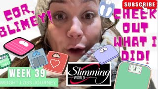 Slimming World weightlossjourney Week 39 weighinday weighdayresults slimmingworld [upl. by Rasaec139]