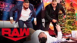 Seth Rollins and AOP lay waste to Rey Mysterio and Samoa Joe Raw Dec 23 2019 [upl. by Chapin]