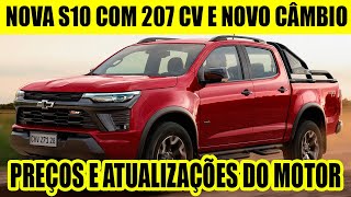 A CHEVROLET DIVULGA POTÊNCIA TORQUE E PREÇO DA NOVA S10 2025 [upl. by Nnylirret]