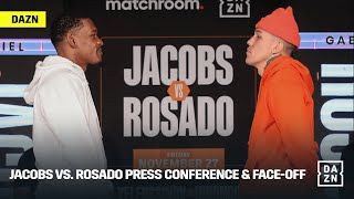 Daniel Jacobs amp Gabriel Rosados INTENSE Press Conference amp FaceOff [upl. by Nwahsauq]