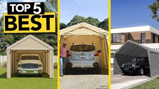 TOP 5 Best Portable Carport  2024 Buyers Guide [upl. by Rad]