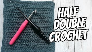 Half Double Crochet with TWO Different Size Hooks [upl. by Batish]