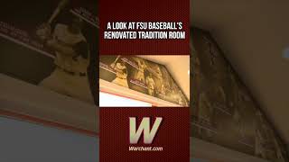 FSU Baseball  A Look at the Renovated Tradition Room for Florida State Baseball  Warchant TV FSU [upl. by Aeslehs946]