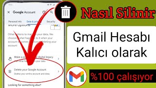 Gmail Hesabı Nasıl Silinir  Google Hesabını kalıcı olarak sil [upl. by Milissent333]