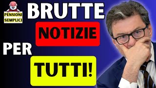 🟨 AUMENTO BOLLETTE ACCISE LE PENSIONI E GLI ASSEGNI DI INCLUSIONE❗️ BRUTTE NOTIZIE PER TUTTI❗️ [upl. by Strauss]