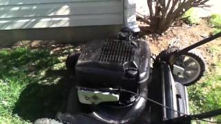 Cold Start 2006 MTD Yardman mower [upl. by Hymen]