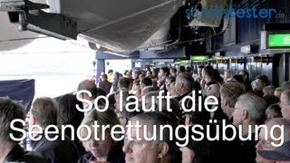 Seenotrettungsübung auf der Mein Schiff Herz von TUI Cruises [upl. by Andrei]