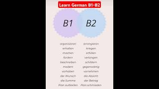 Learn German B1B2deutsch shorts [upl. by Aimat427]