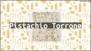 Recipe Pistachio Torrone [upl. by Avery]