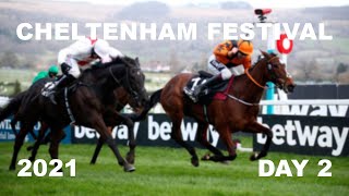 Cheltenham Festival 2021  Day 2 All Finishes [upl. by Drislane]