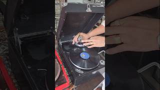 100 Year Old Antique Gramophone Music System 😱 ytshort shorts [upl. by Carisa967]