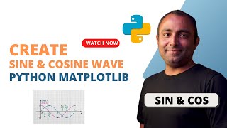 Create Sine and Cosine waves using Python Matplotlib  Sine and Cosine Wave Animation [upl. by Nallak134]