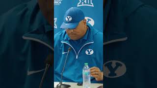 𝒑𝒐𝒔𝒕𝒈𝒂𝒎𝒆 𝒑𝒓𝒆𝒔𝒔 𝒄𝒐𝒏𝒇𝒆𝒓𝒆𝒏𝒄𝒆 vs Kansas State  Coach Sitake byufootball [upl. by Rowena894]