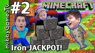 Iron JACKPOT Minecraft Survival Mode Tutorial HobbyGuy 2 HobbyGamesTV [upl. by Rumery]