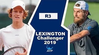 Jannik Sinner vs Maxime Cressy  LEXINGTON 2019 [upl. by Camilo619]