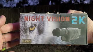 Amazon 2K night vision  review [upl. by Cromwell]