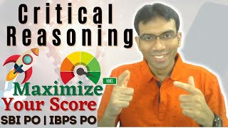 Boost Scores in Critical Reasoning  SBI  IBPS  PO  Mains [upl. by Atiragram]