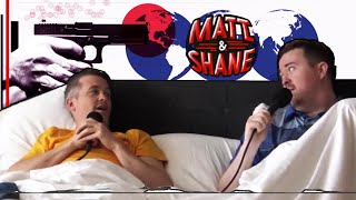 Matt and Shane talk mass shootings and guns while in bed [upl. by Quintus]