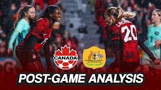 POSTGAME ANALYSIS CanWNT vs AUSTRALIA Dec 2 2023 [upl. by Airdnazxela171]